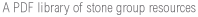 A PDF library of stone group resources